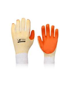 Luva de Segurança Para Abrasão em Borracha Vulcanizada Gladiador Laranja Volk Orange CA 21367