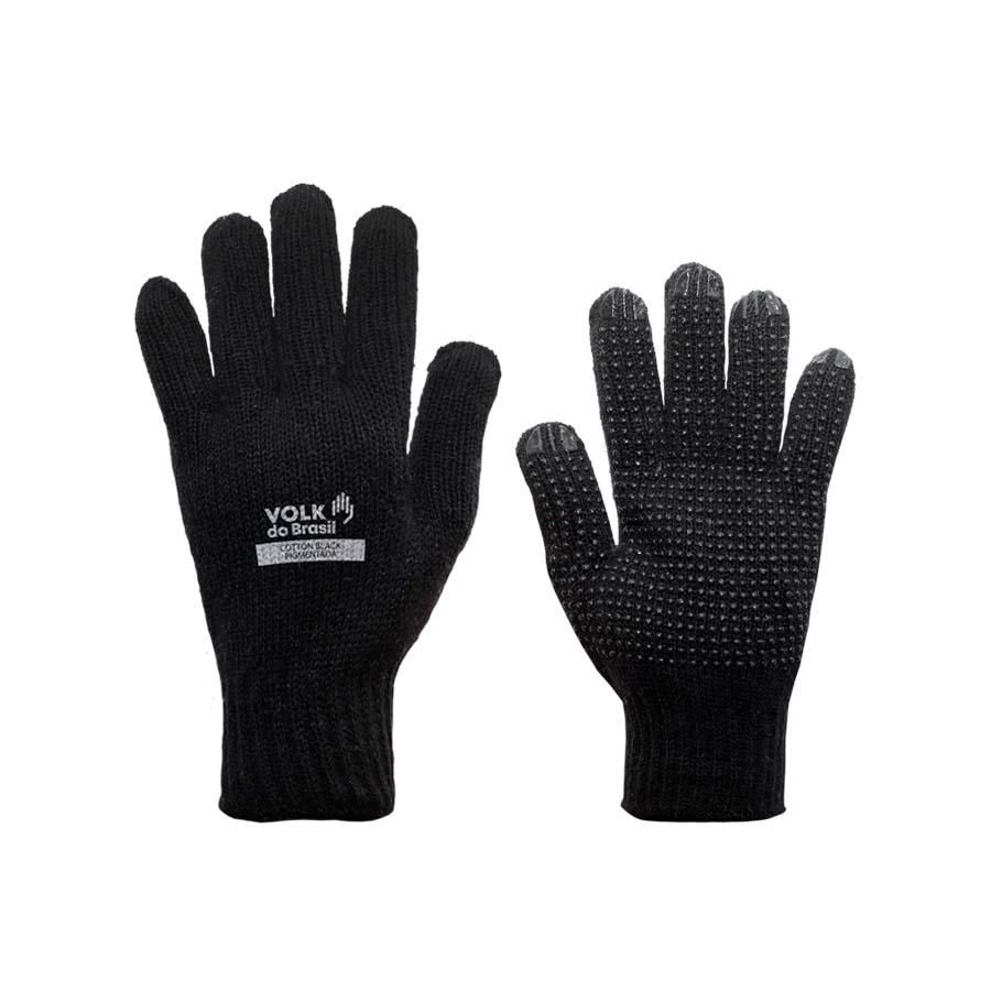 Luva de Algodão Pigmentada Cotton Black Preta Volk CA 36347 - 10.10.197.07