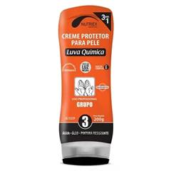 Creme Protetor Grupo 3 Luva Química 200g Nutriex Plus 3 em 1 CA 43802