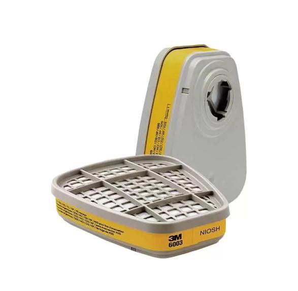 Cartucho Químico para Vapores Orgânicos e Gases Ácidos 3M 6003 - H0002129056