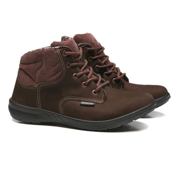 Bota de Segurança Nobuck Feminina Marrom Café Bracol BPFN CA 40872 - 4024BPFN6400FU