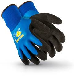 Luva Baixa Temperatura Isolamento Lã Super Safety Ice Nitro Azul/Preto CA 43440