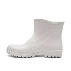 Bota de PVC Cano Extra Curto Branca Sem Forro Bracol CA 37456 - 82BPE600SF