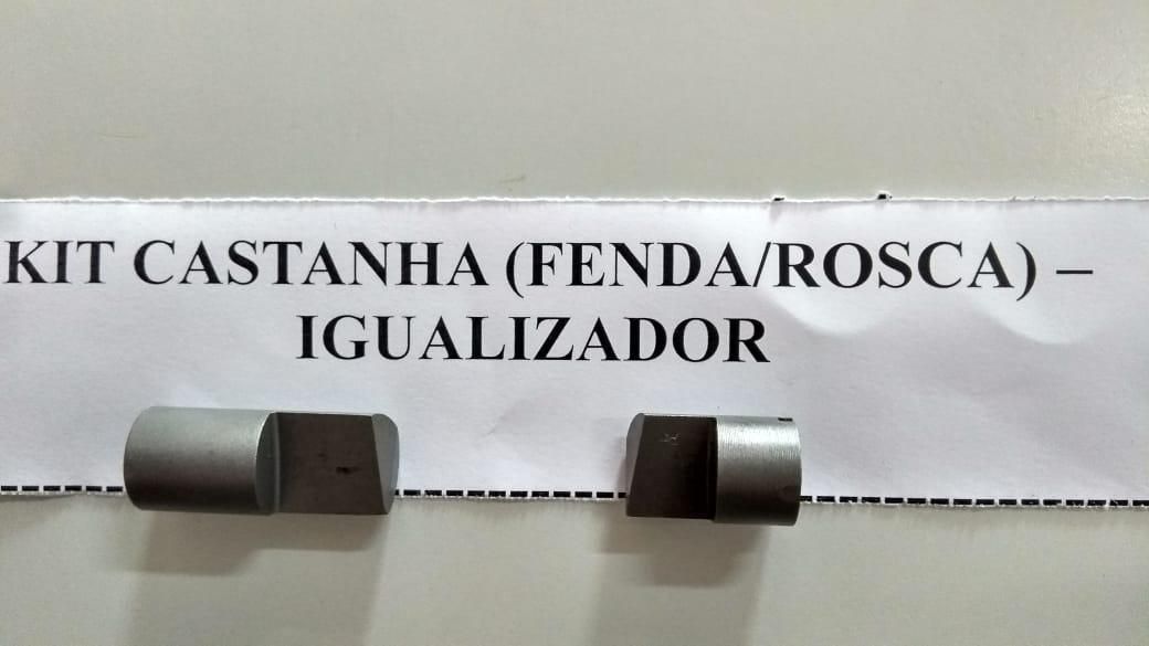 Jogo Castanha do Igualizador Fenda e Rosca 14mm Schiffer AL-109 e AL-1010