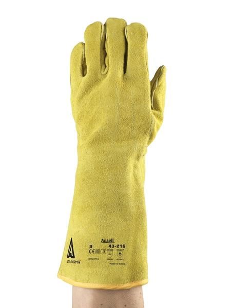 Luva de Soldador Ansell ActivArmr 43-216 Kevlar Amarela Tam 10 CA 29715