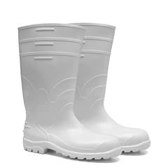 Bota de PVC Cano Longo Branca Sem Forro Bracol CA 37456 - 85BPL600SF