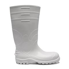 Bota de PVC Cano Longo Branca Sem Forro Bracol CA 37456 - 85BPL600SF