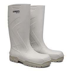 Bota em PU Branca e Gelo Bico Composite Ecoboots Polytech CA 34233 - 91BPUL100