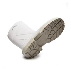 Bota em PU Branca e Gelo Bico Composite Ecoboots Polytech CA 34233 - 91BPUL100