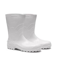 Bota de PVC Cano Médio Térmica Frigorífica Branca com Forro Térmico Bracol CA 43017 - 85BPC600FT