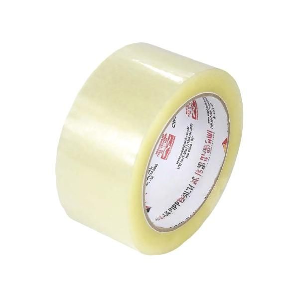 Fita Adesiva Transparente Acrílica 45 mm x 100 mt Para Embalagem Acripack 2218