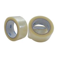 Fita Adesiva Transparente Hot Melt 45 mm x 100 mt Para Embalagem Hotpack 1525