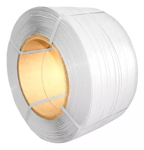 Fita Plástica PP de Arquear 9 mm x 0.65 mm 4000 metros Branca Cyklop DBA 215 - 62.1431.093.00