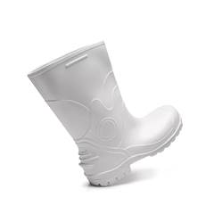 Bota de PVC Cano Médio Térmica Frigorífica Branca com Forro Térmico Bracol CA 43017 - 85BPC600FT