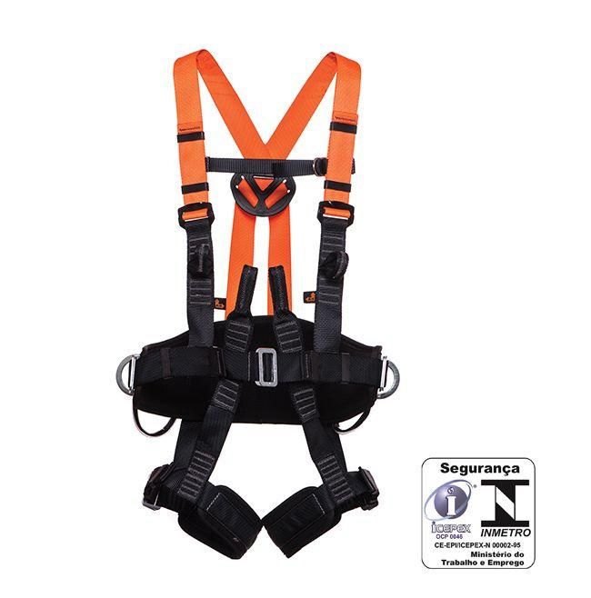 Cinturão Paraquedista MG Cinto MULT 1891 4 Pontos de Conexão Eletricista CA 35521