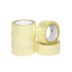 Fita Adesiva Transparente Acrílica 45 mm x 45 mt Para Embalagem Acripack 2218