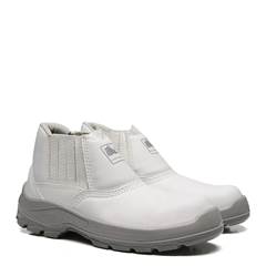Bota de Segurança Microfibra Branco de Elástico Bico Composite Bracol BELM CA 30539 - 4011BELM1600LL