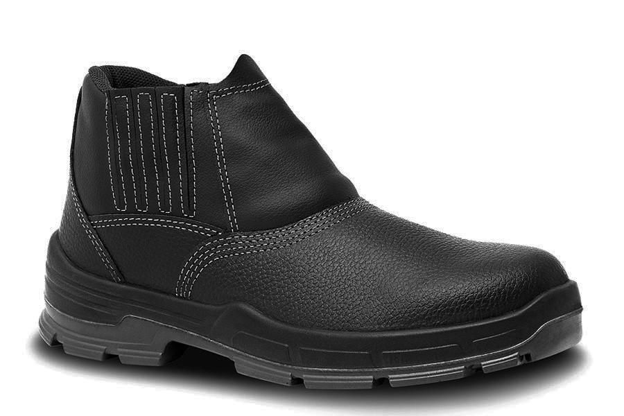 Bota de Segurança em Couro de Elástico Bico PVC Bracol BELS CA 42016 - 4045BELS4600LL