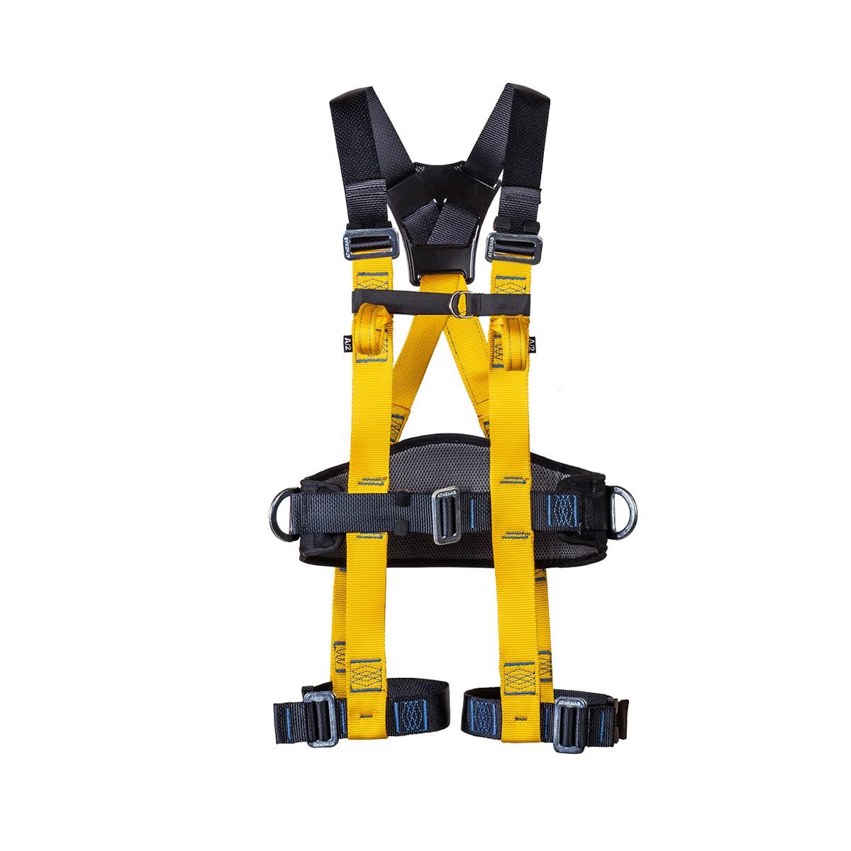 Cinturão Paraquedista Athenas AT 7015 ATHOS CONFORT 3 Pontos de Conexão com Faixa Lombar CA 37977