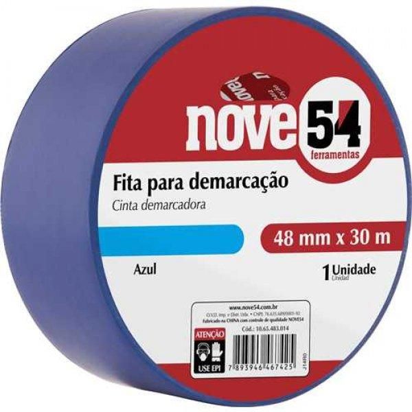 Fita Adesiva Para Demarcação de Piso 48 mm x 30 mt Nove54