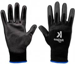 Luva Multitato com Palma PU Tátil Kalipso Preta CA 15272