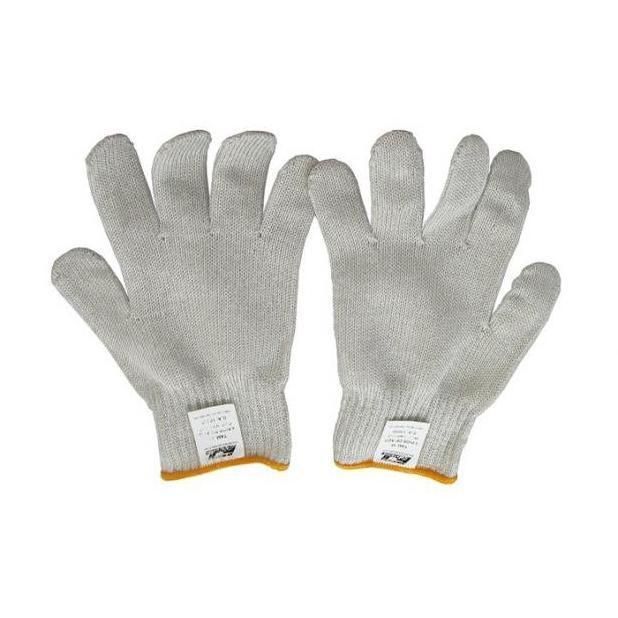 Luva de Segurança Anti-Corte 01 Fio de Aço Inox Fiodell Branca CA 20891